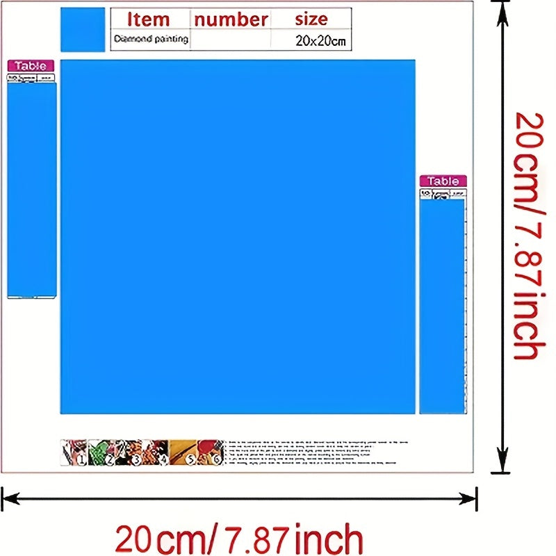 DIY 5D Round Full Drill Christmas Diamond Painting Set