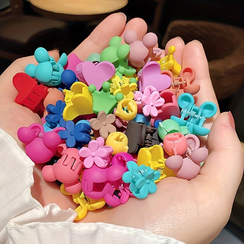 50pcs Minimalist Solid Hair Claw Banana Clip Non Slip Hair Accessories