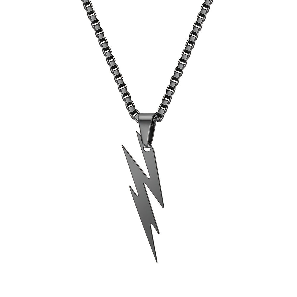 Personality Lightning Necklace Geometric Necklace for Men