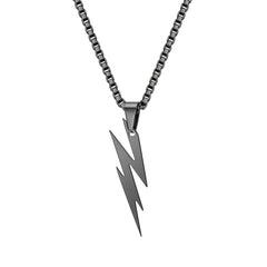 Personality Lightning Necklace Geometric Necklace for Men