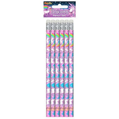 Set of 6 Unicorn Pencils