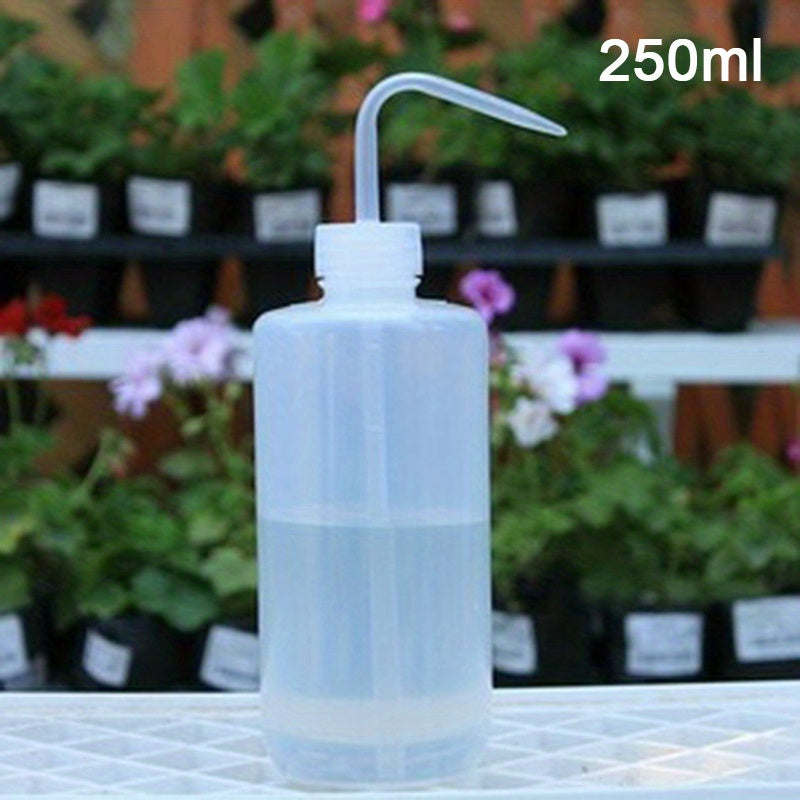 1pc 250ml Plastic Washing Bottle with Curved Spout