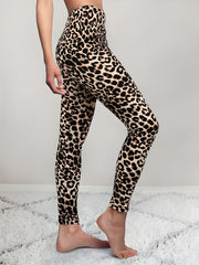 Camouflage Print High Waist Leggings for Women