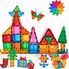 61pcs Magnetic Building Blocks Set for 3 Year Old Kids