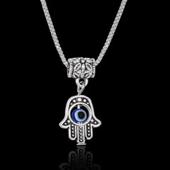 Eye Pendant Necklace Evil Eye Necklace Metal Chains Necklace