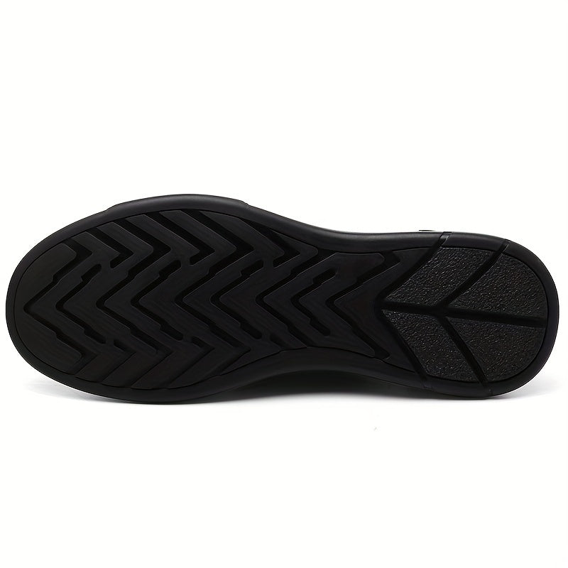 Men's Knitted Breathable Loafers Slip On Casual Shoes