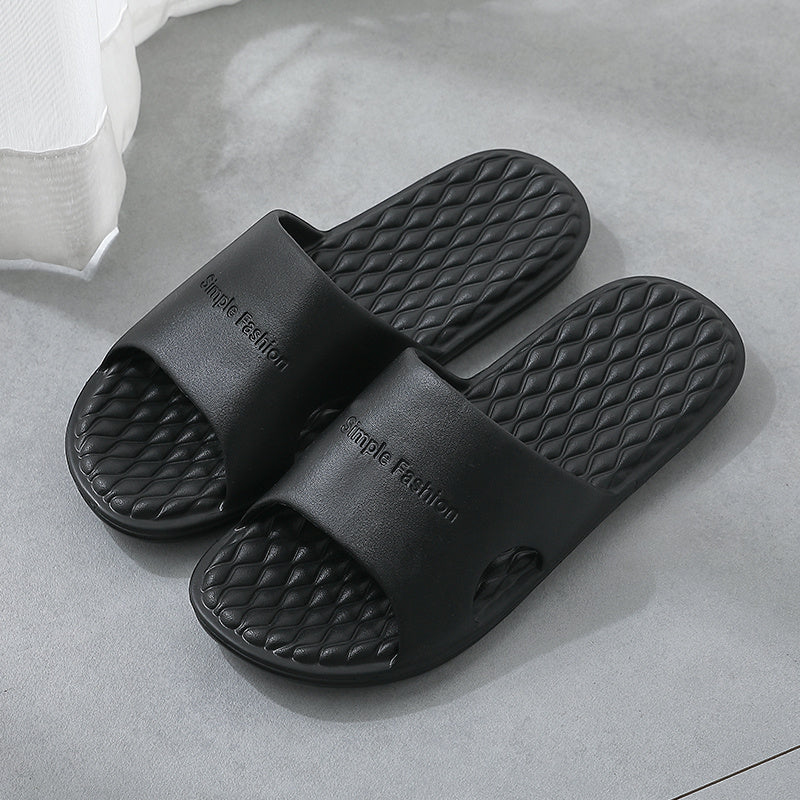 Men's Lightweight Non Slip Slides Open Toe Slippers