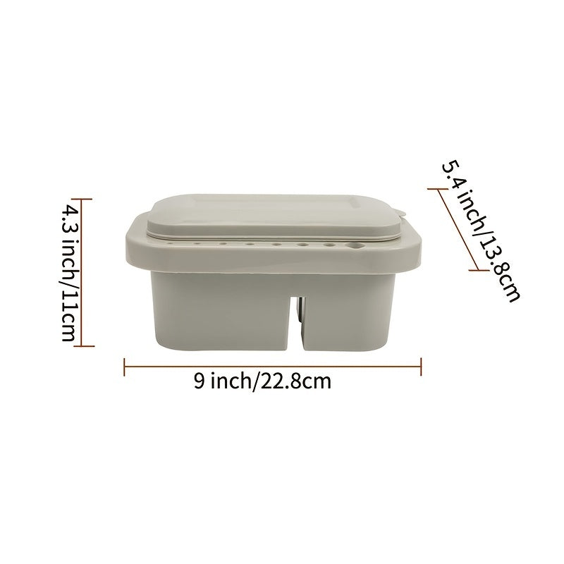 3 In 1 Wash Pen Bucket With Holder & Palette Lid