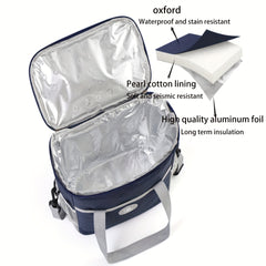 Large Insulated Bag for Outdoor Picnic
