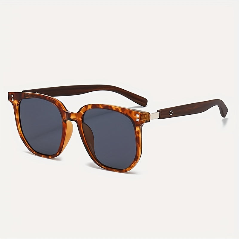 Men's Classic Large Frame Sunglasses UV-Resistant with Case