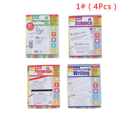 4Pcs 1 12 Dollhouse Exercise Books Paper Notebook Doll House Decor