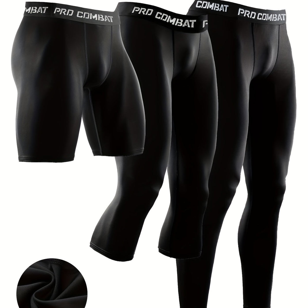 Men's Compression Leggings Set Quick Dry Base Layer Sportswear