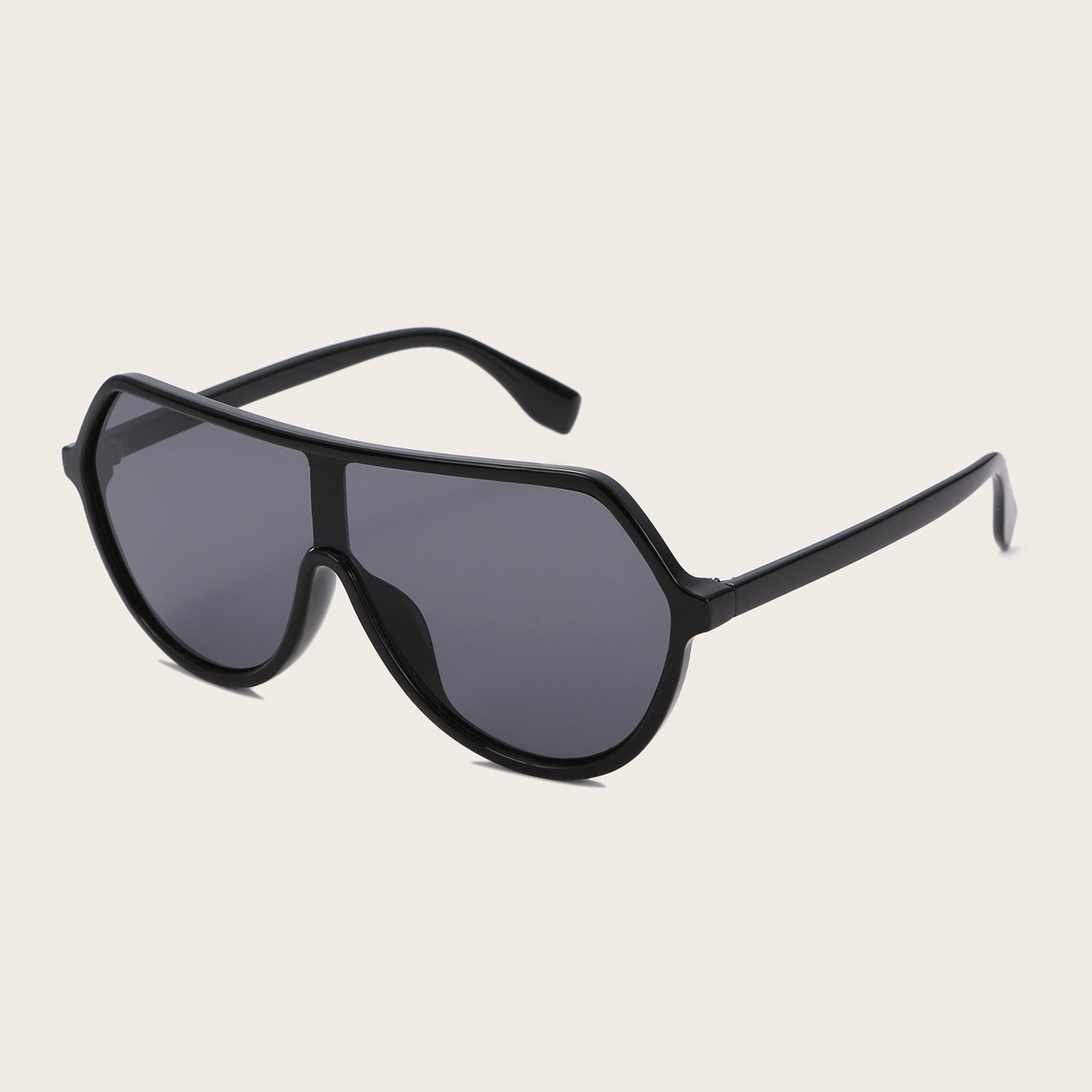 Vintage Square Polarized Sunglasses Classic Large Metal Glasses Unisex