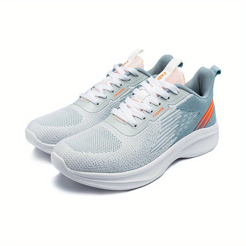 Men's Weave Knit Lace Up Casual Shoes Lightweight Comfy Sneaker