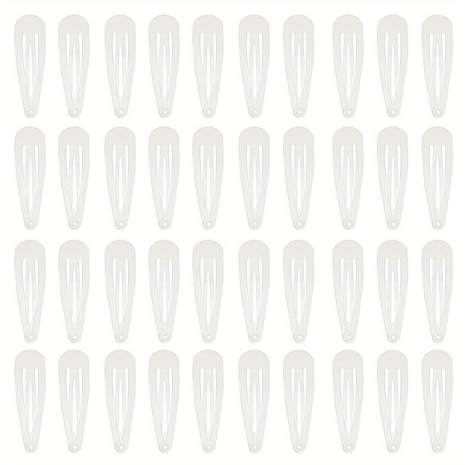 40pcs Baby Girl's Snap Clip Metal Hair Clip Hair Accessories