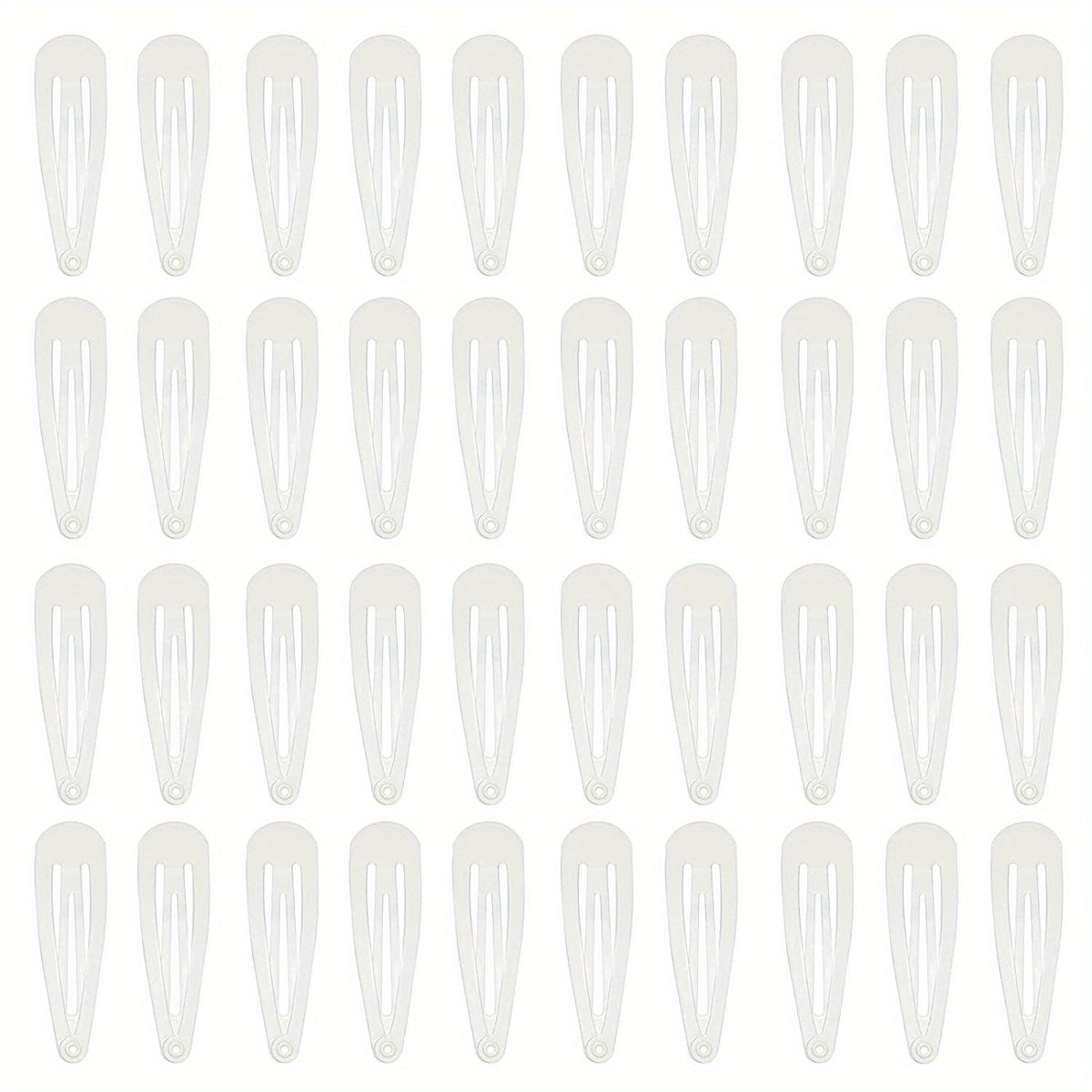 40pcs Baby Girl's Snap Clip Metal Hair Clip Hair Accessories