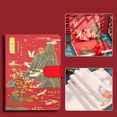 National Style Notebook with Magnetic Buckle