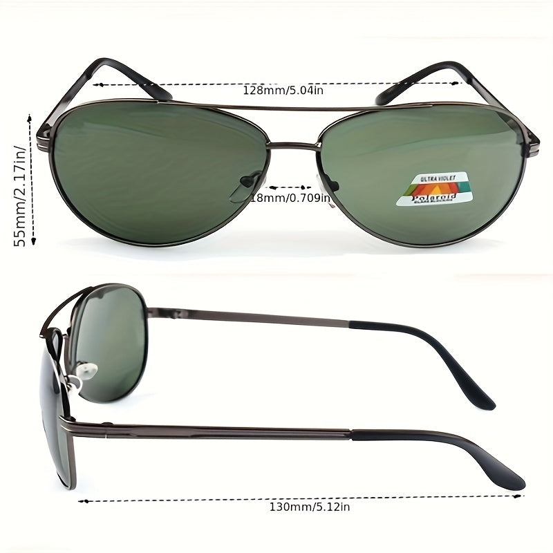 Men's Polarized Sunglasses Unisex Decorative Sunglasses with Case