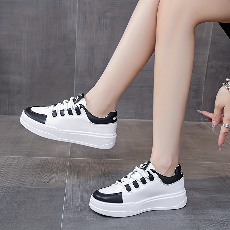 Thick Sole Skate Shoes Lightweight Casual Sports Sneakers