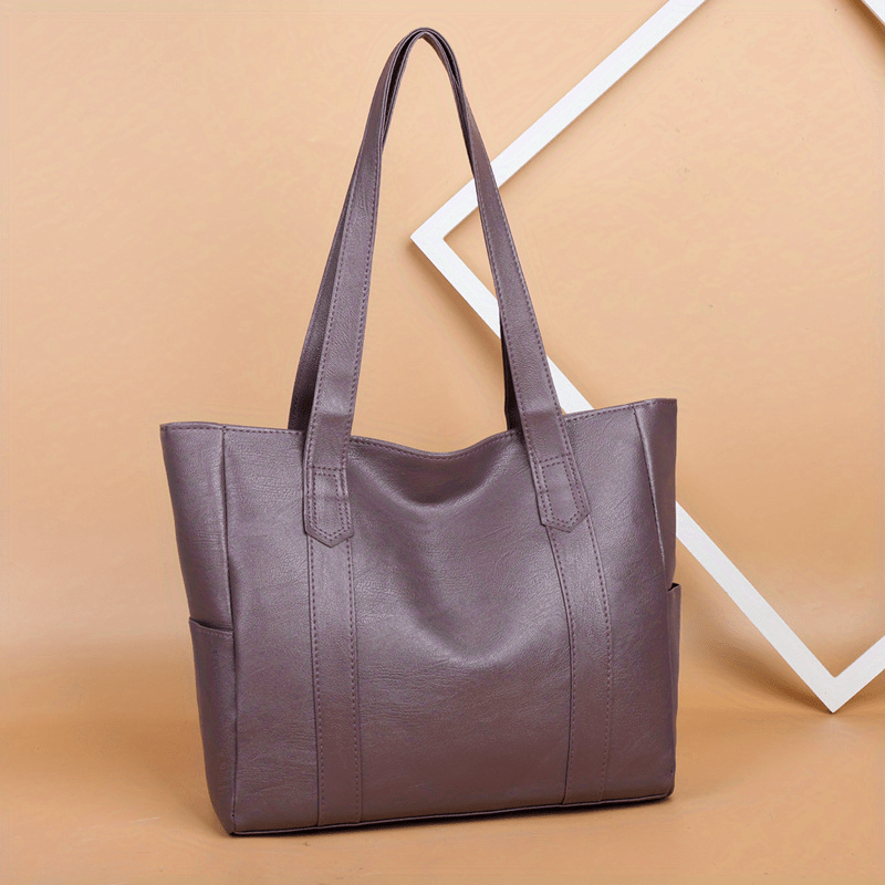 Large Capacity Tote Shoulder Bag Zipper Storage Bag