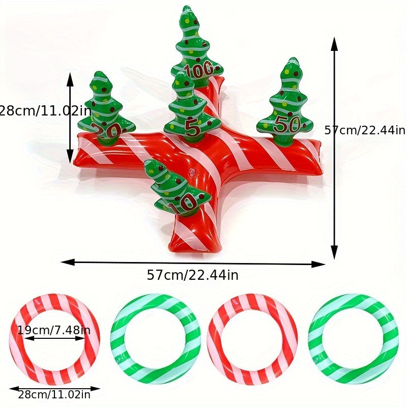 Inflatable Christmas Hoop Cross Tree Toy
