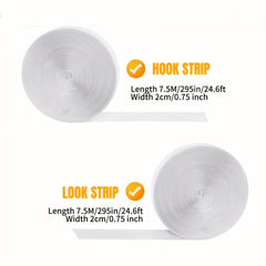 Double Sided Hook And Loop Tape Self Adhesive Heavy Duty Sticky Tape