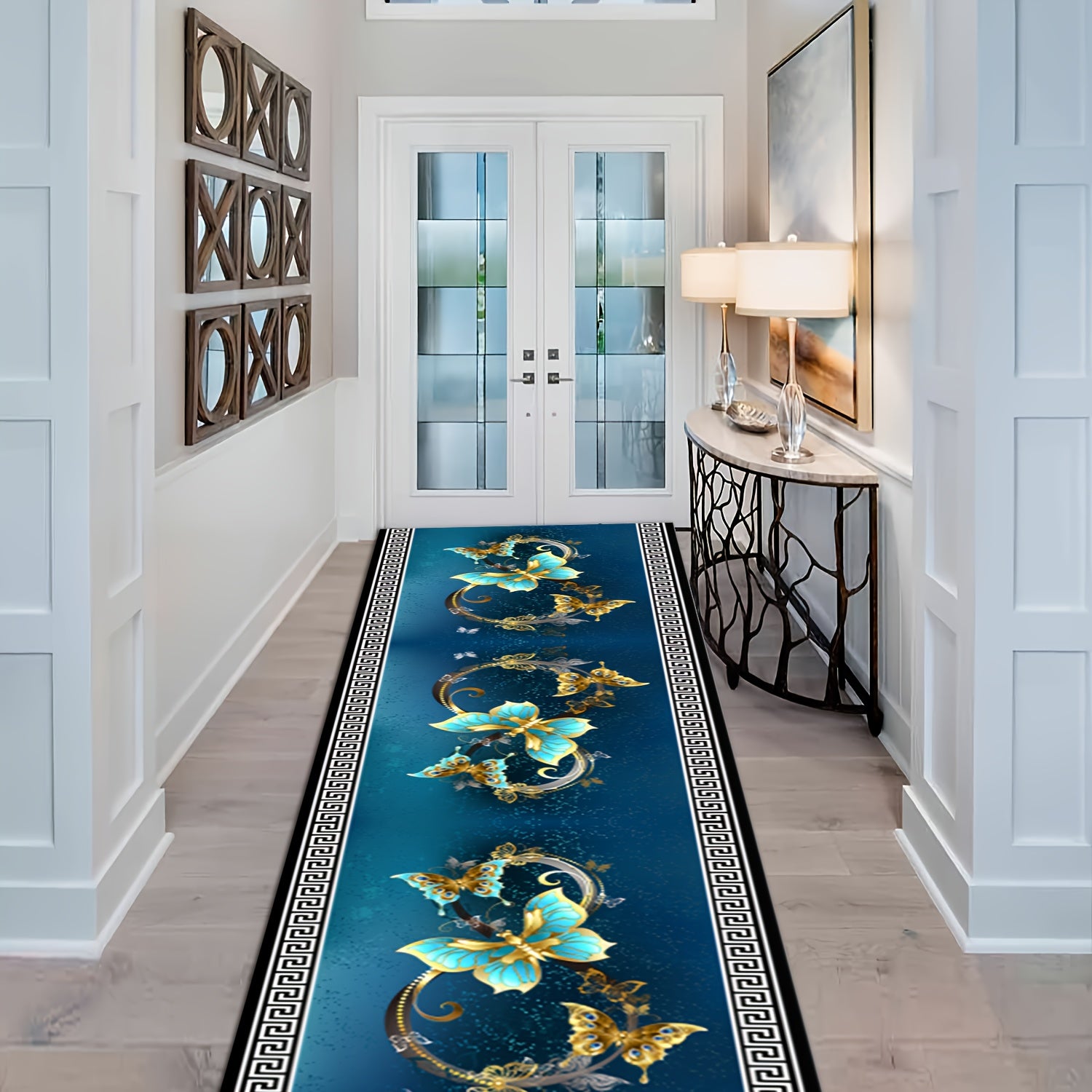 Non Shedding Hallway Runner Machine Washable Kitchen Carpet Area Rug