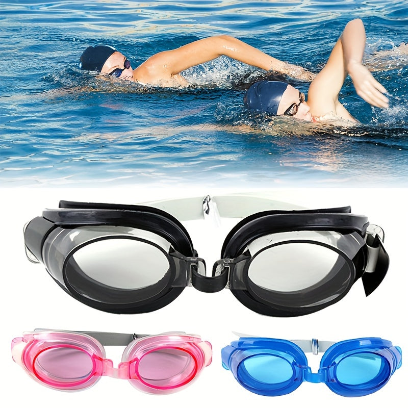 Adjustable Swimming Diving Goggles For Adults Waterproof Anti fog