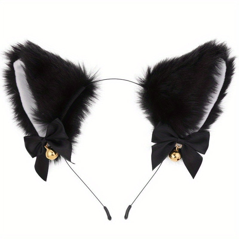 Plush Cat Ears Headband Anime Cosplay Hair Hoop