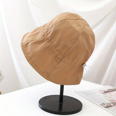 Foldable Drawstring Bucket Hat Lightweight Sun Hat for Women