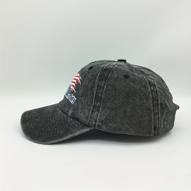 American Flag Independence Distressed Baseball Cap Dad Hat