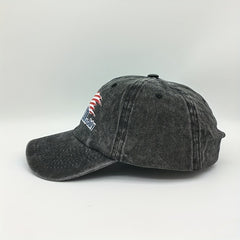 American Flag Independence Distressed Baseball Cap Dad Hat