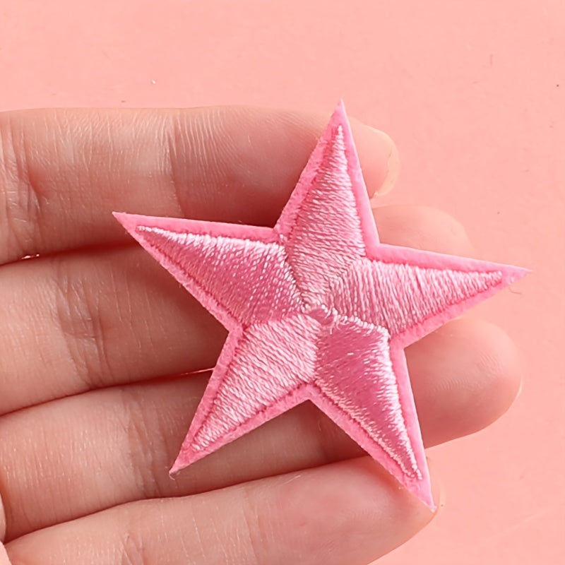 14pcs Star Embroidered Patches DIY Clothes Jackets Hats Jeans Accessories