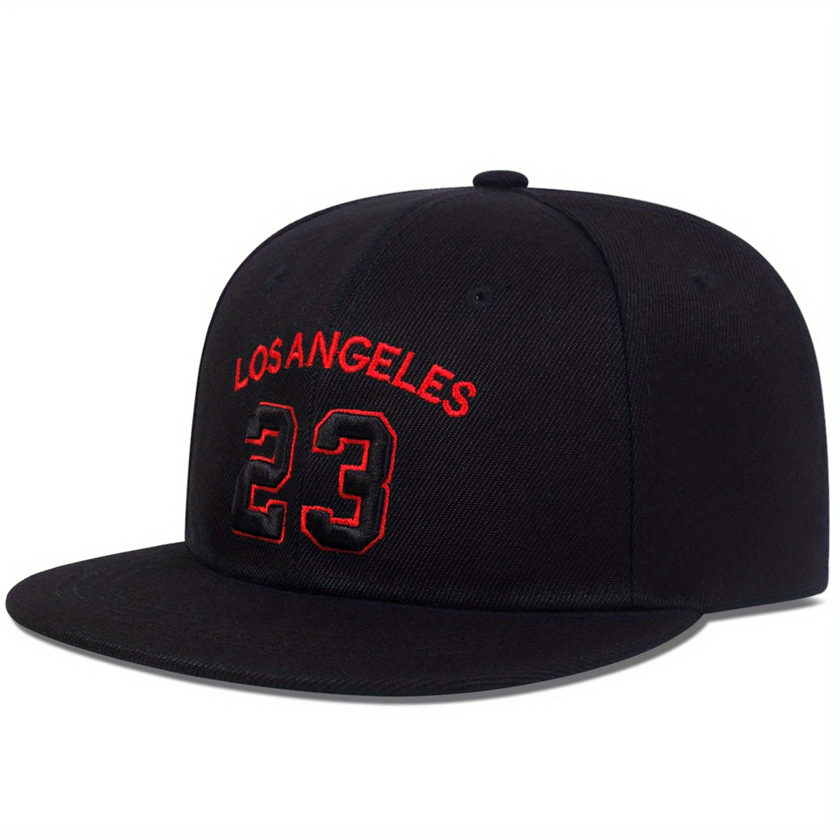 LA Embroidery Baseball Cap Unisex Snapback Hat Lightweight Sunscreen Dad Hat