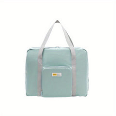 Large Capacity Foldable Duffle Bag Lightweight Zipper Storage Overnight Bag