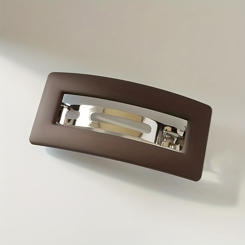 Hollow Square Hair Clip for Girls and Women