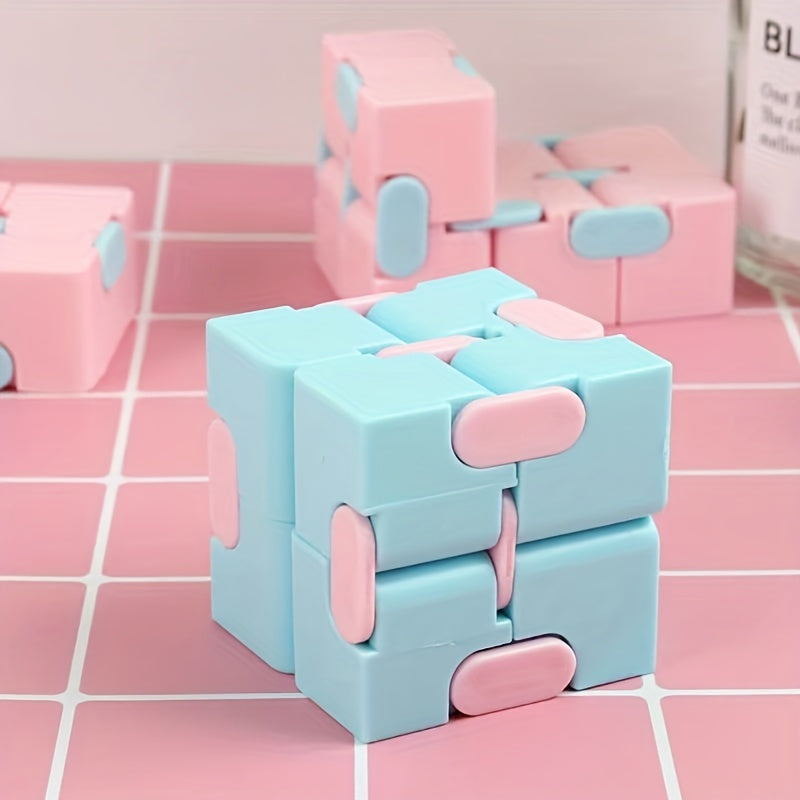 Infinity Cube Fidget Toy Puzzle Flip Cube Mini Square Hand Held Toy