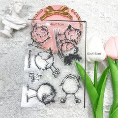 Animal Transparent Silicone Stamps for DIY Card Making