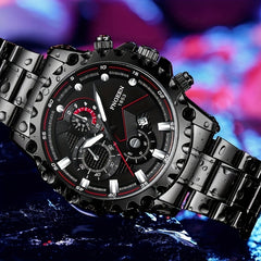 Fenzun Waterproof Sports Stainless Steel Men's Watch
