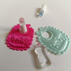 Dollhouse Food Play Scene Model Doll House with Bottle and Napkin Set