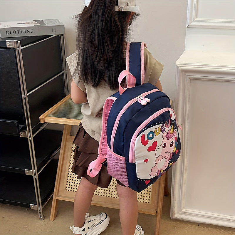 Kids Unicorn School Bag Kindergarten Backpack Spine Protection