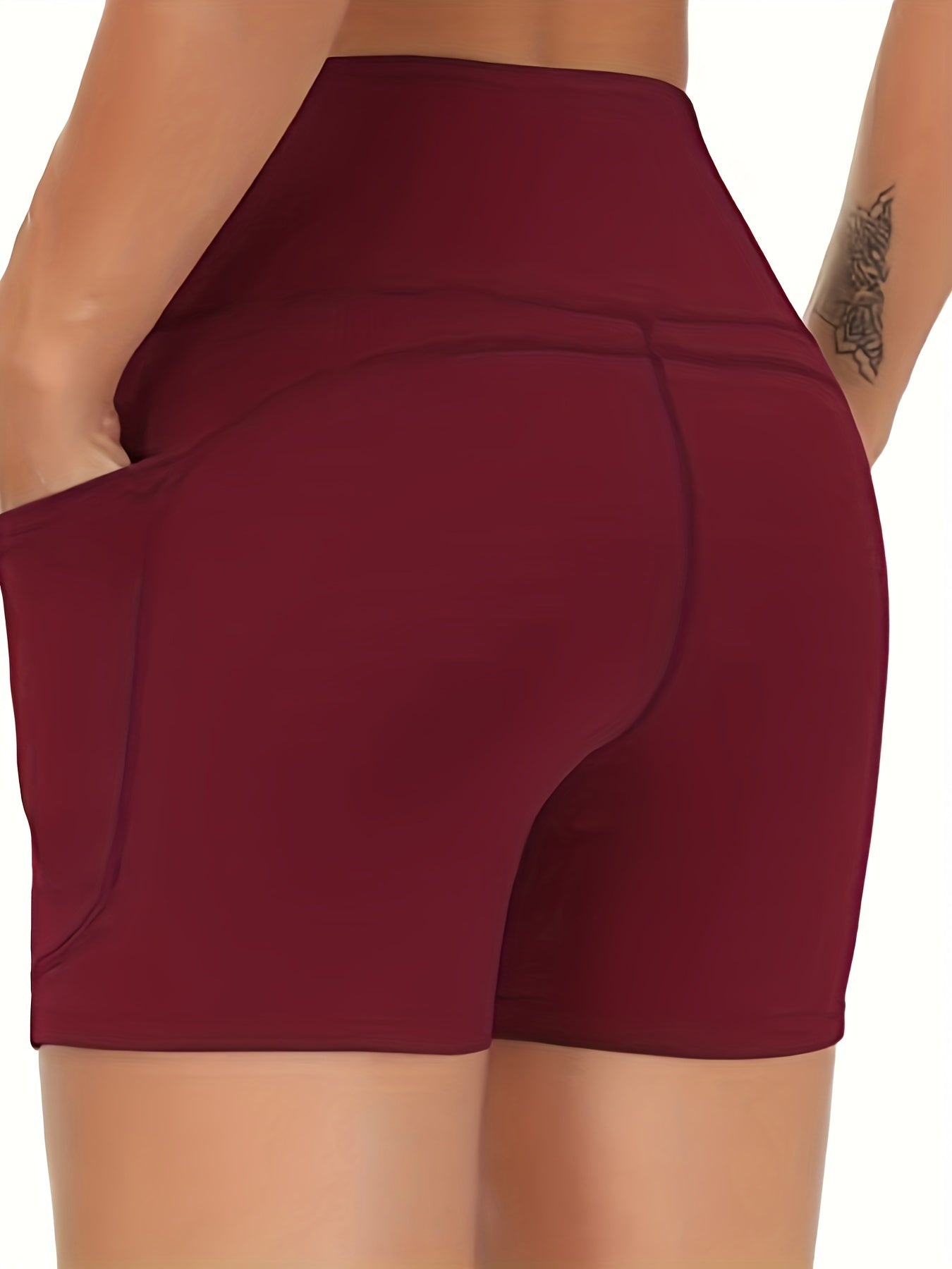 High Waist Butt Lifting Skinny Shorts Quick-drying Running Fitness Yoga