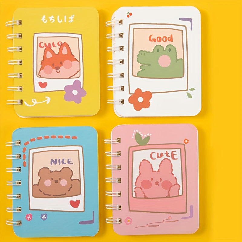 5pcs A7 Rollover Coil Sketchbook Mini Notebook 80 Sheets