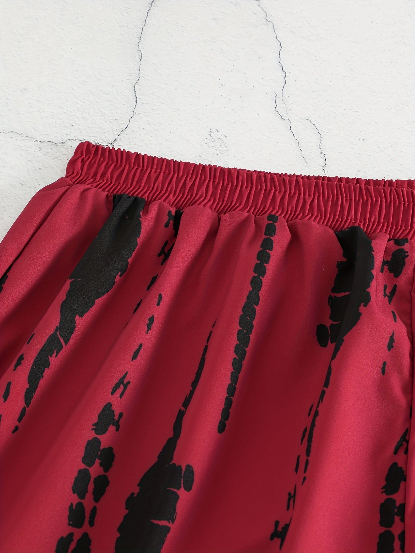 Women's Plus Tie Dye Lace Shorts