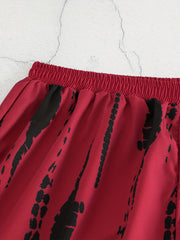 Women's Plus Tie Dye Lace Shorts
