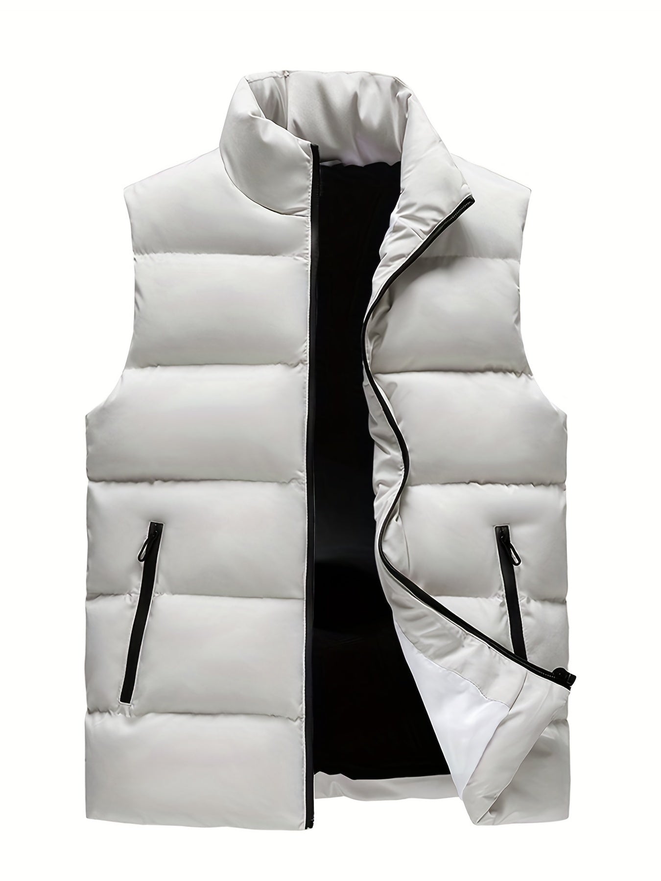 Men's Thermal Vest Sleeveless Jacket Warm Winter Autumn