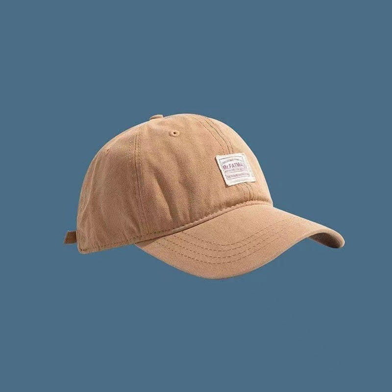 Fabric Panel Baseball Cap Cotton Sun Protection Hat Unisex