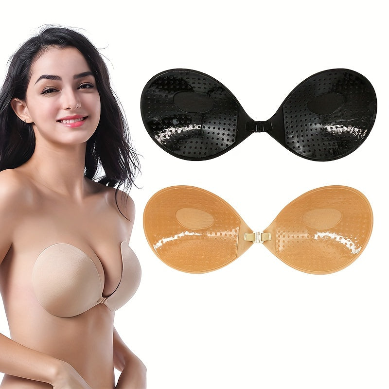 Invisible Strapless Lift Bra Self Adhesive Push Up Reusable Stick On Bra Women's