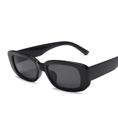 Vintage Rectangle Sunglasses Women UV 400 Driving Glasses
