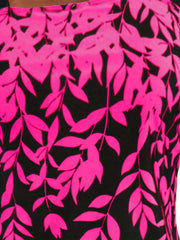  Leaf Print Tankini Set Women's Cami Top & Lace Up Shorts Swimsuit